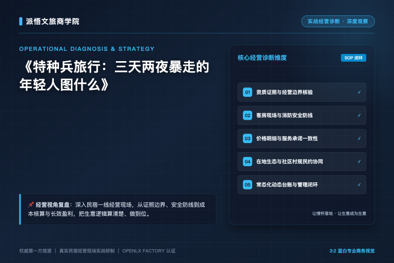 特种兵旅行：三天两夜暴走的年轻人图什么